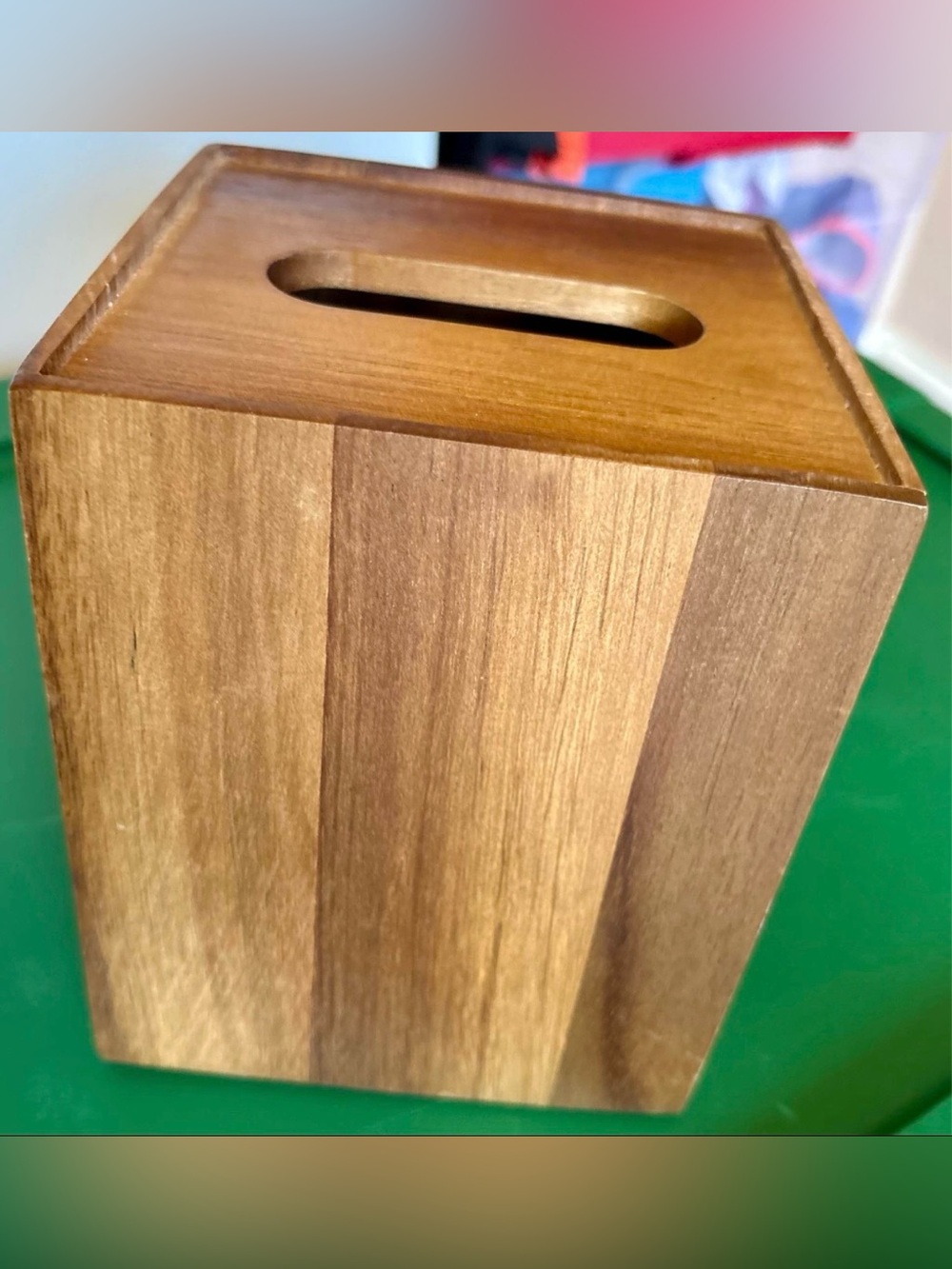 *NEW* Hearth & Hand beautifully crafted wooden tissue box